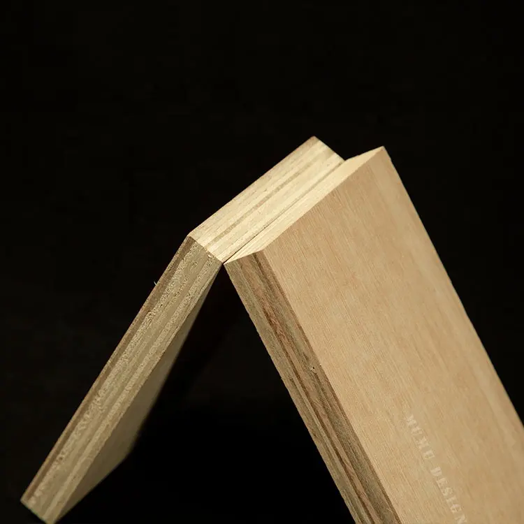 MUMU 3mm Wood Cutting Birch Unique Veneer Furniture Blanks For Laser Laminated Panel Plywood Board