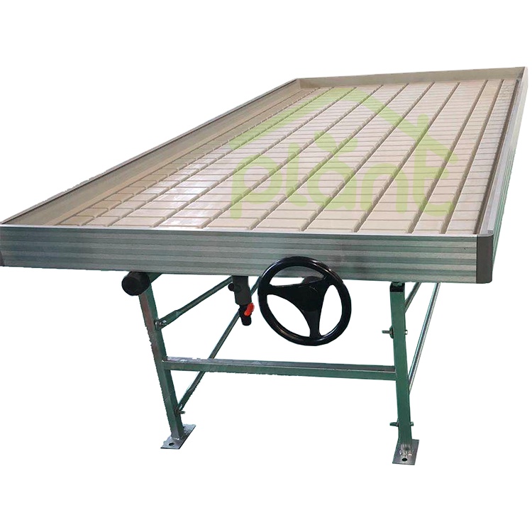 High quality new type commercial flood and drain rolling bench for agricultural planting