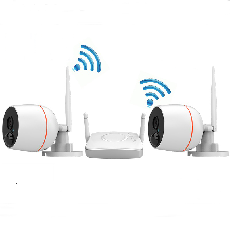 2-канальная IP-камера HD 1080P, пик, Wi-Fi, беспроводной комплект видеорегистратора, поддержка 128G tf-карты, двустороннее аудио, для улицы, водонепроницаемая