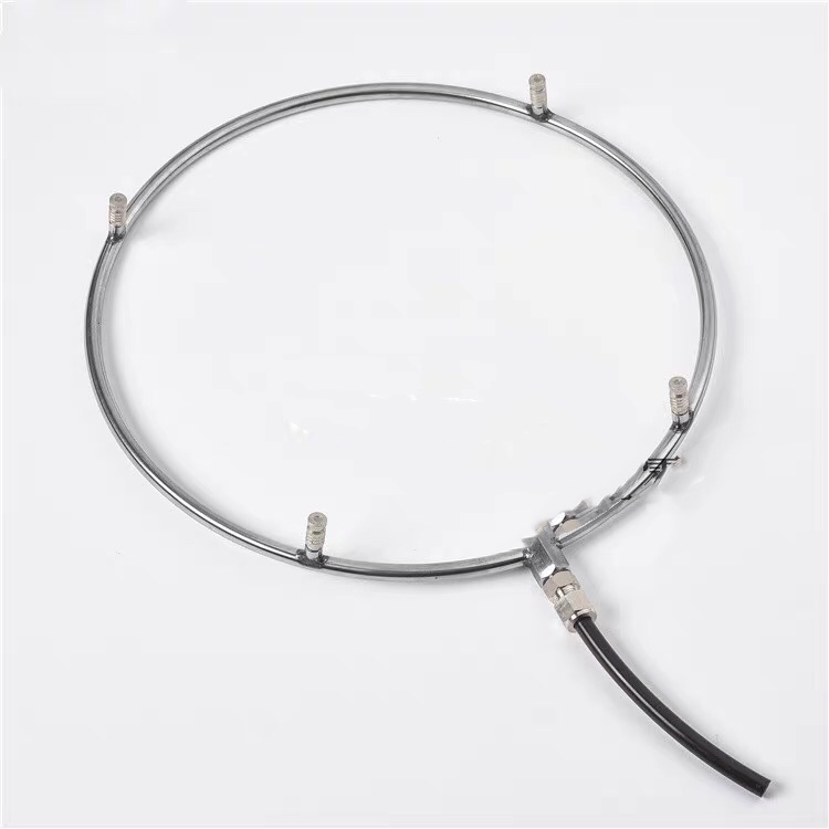 Fogging Fan Ring Misting Ring Stainless Steel Silver Fog Machine Pump Sprayer Pump Fogger Machine Spare Part Piston Air Pump