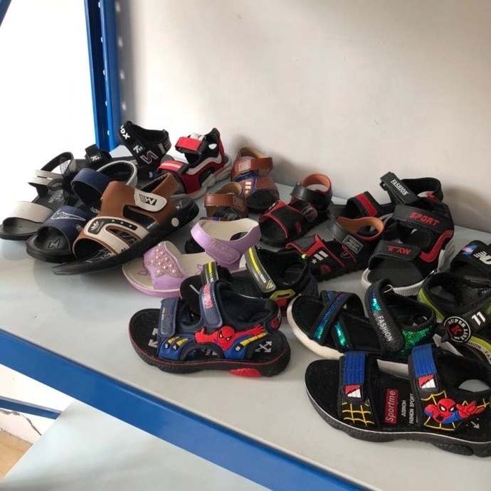 Open Toe Warehouse Miscellaneous Styles Inventory Shoes Mixed Styles Used Boys Sandals