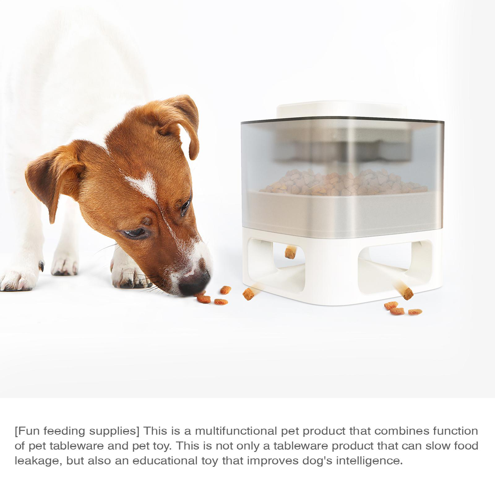 Pet Dog Cat Feeder Bowl for Dogs Kitten Bowls New Inventions Slow Food Feeding Container Animal Supplies