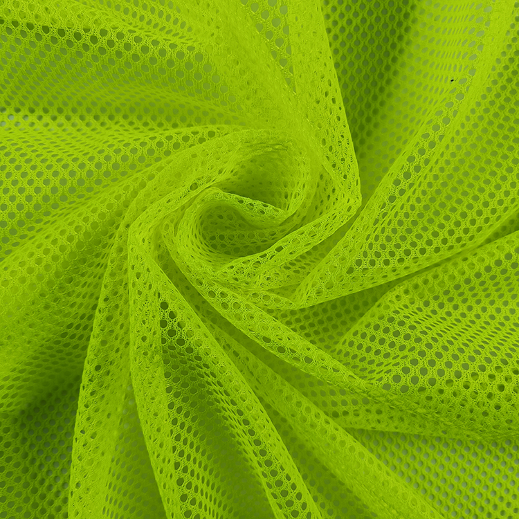 100% Polyester Warp Knitting Breathable Net Mesh Fabric for sportswear Lining Bags Hat Shoes