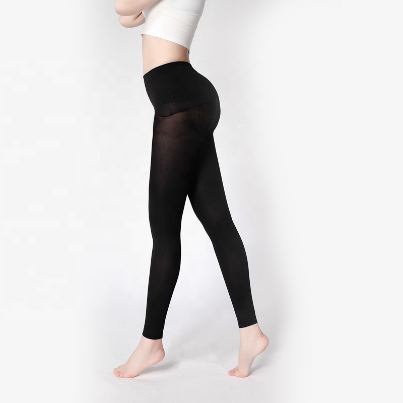 Breathable Opaque Girls Nylon Feet Tube Seamless Compression Pantyhose Tight