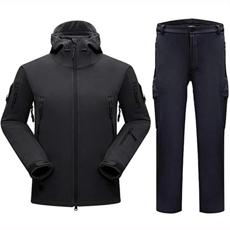 Army Suit Bulk Order Police Tactical Uniform Black Suits Tactical Police Camouflage Uniform for Outdoor Camping