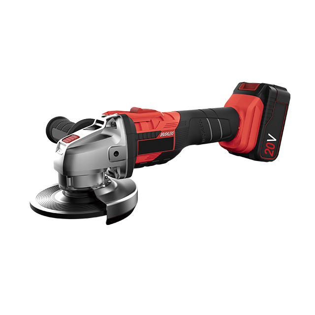 125mm Brushless Motor Cordless Angle Grinder 20V 2.0 A lithum ion battery