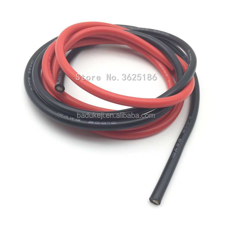 1 метр, 8AWG или 10AWG, или 12AWG или 14AWG твердая силиконовая линия, электронный провод, мотор дрона, ESC медный шнур питания из луженой меди
