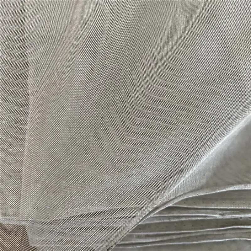 silver fiber emf/rfid/emi/rf blocking fabric Anti Radiation EMF Protection Netting Clothes EMF Shielding Mesh Fabric