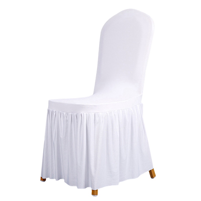 Cheap stock 100 White multi-colored Folding Spandex Party Chair Covers Wedding Decoration