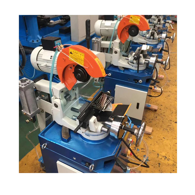 Automatic rotary pipe cutting machine Stainless steel pipe cutting device 220v desktop metal circular sawing