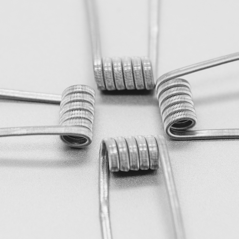 wholesale premade fused clapton ni90 vape coil for rda rta atomizer
