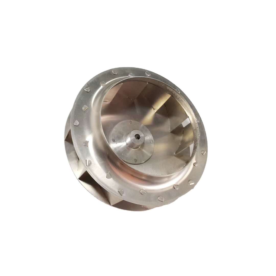 Customizable high quality riveted aluminum leaf centrifugal axial stainless stell impeller fan