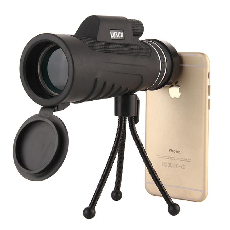 Original Luxun prism monocular telescope Portable Professional 40X60 Zoom Monocular Telescope for Phone