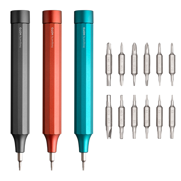 HOTO New Design Mini Screwdriver Set Multi-bit Precision Screwdriver Set 24-in-1 Screwdriver Tools Set Repair Kit