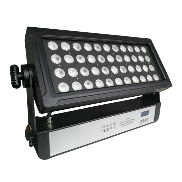 Светодиодный настенный светильник 4 в 1, 44*15 Вт, RGBW, DMX512, светодиодный настенный светильник 4 в 1, IP65, водонепроницаемый городской цветной светильник