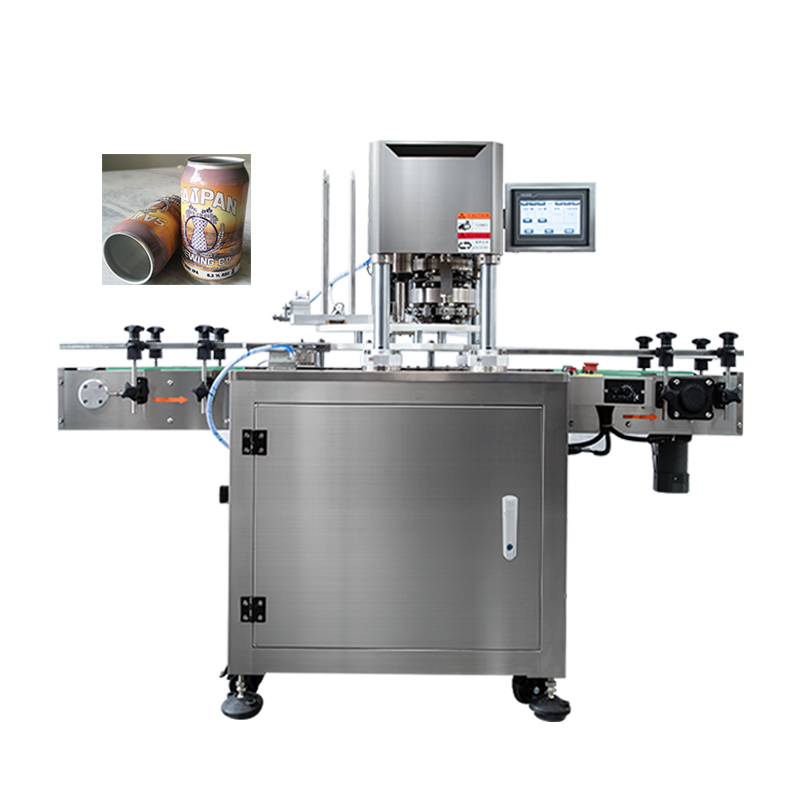 New upgrade automatic aluminum drink can sealing canning can machine