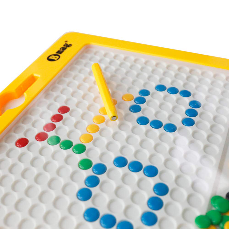 Magpad Dot Развивающие игрушки для рисования каракули для обучения рисованию цветные магнитные бусины доска