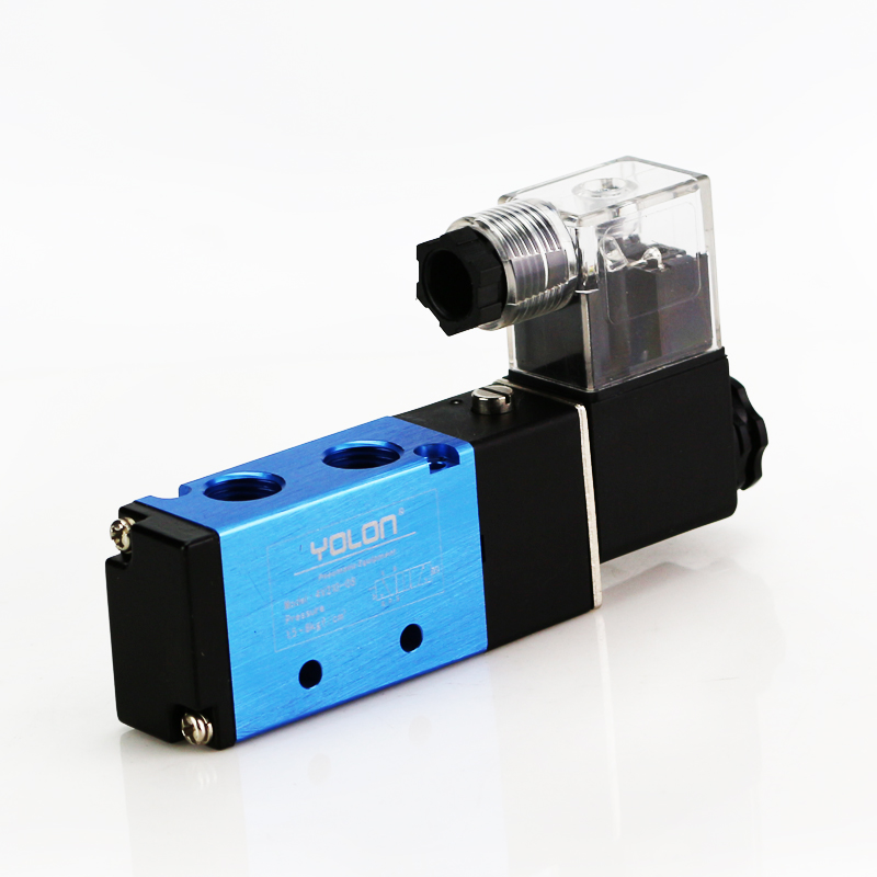 PT1/4 "одиночный электрический 4V210-08 DC 12V 5 Way 2 положения пневматический контроль воздуха Соленоидный клапан