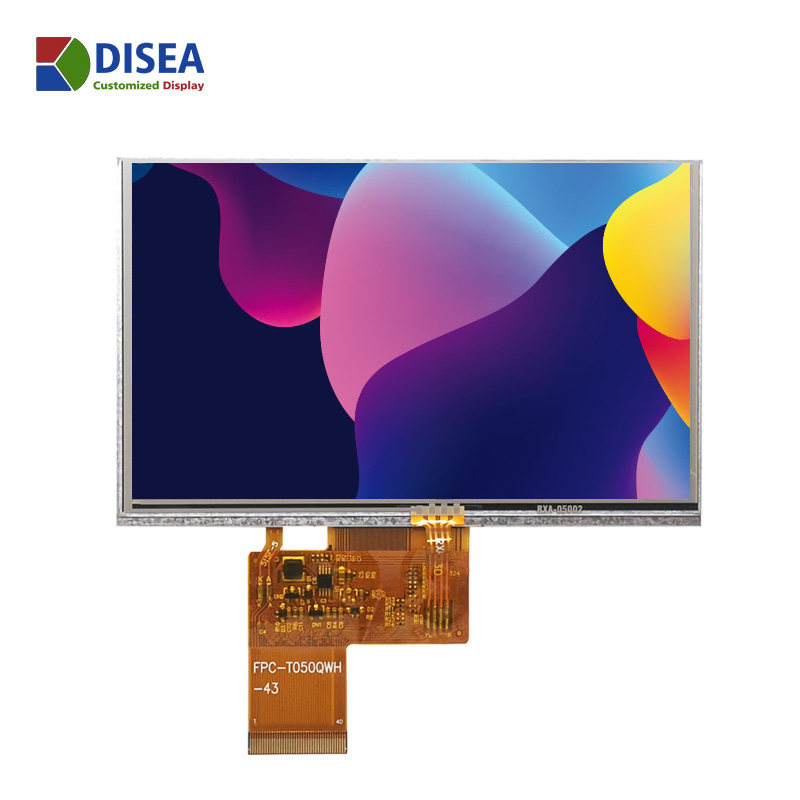 800*480 по индивидуальному заказу 5,0 дюйма TFT LCD модуль с резистивной сенсорной панелью