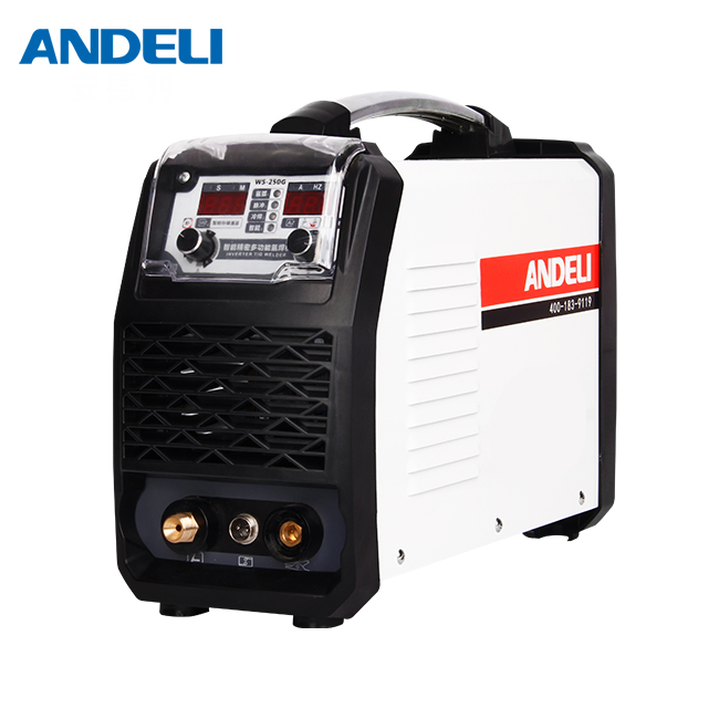 ANDELI интеллектуальная холодная сварка TIG-250GPLC из нержавеющей стали dc tig сварочный аппарат с холодной сваркой Многофункциональный tig сварочный аппарат