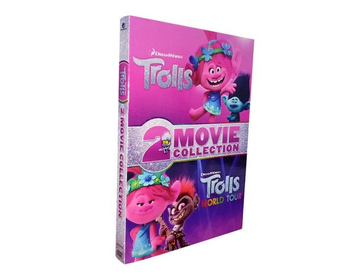 2020 новый набор CD Blu ray box, поставка с завода, Тролли 1-2