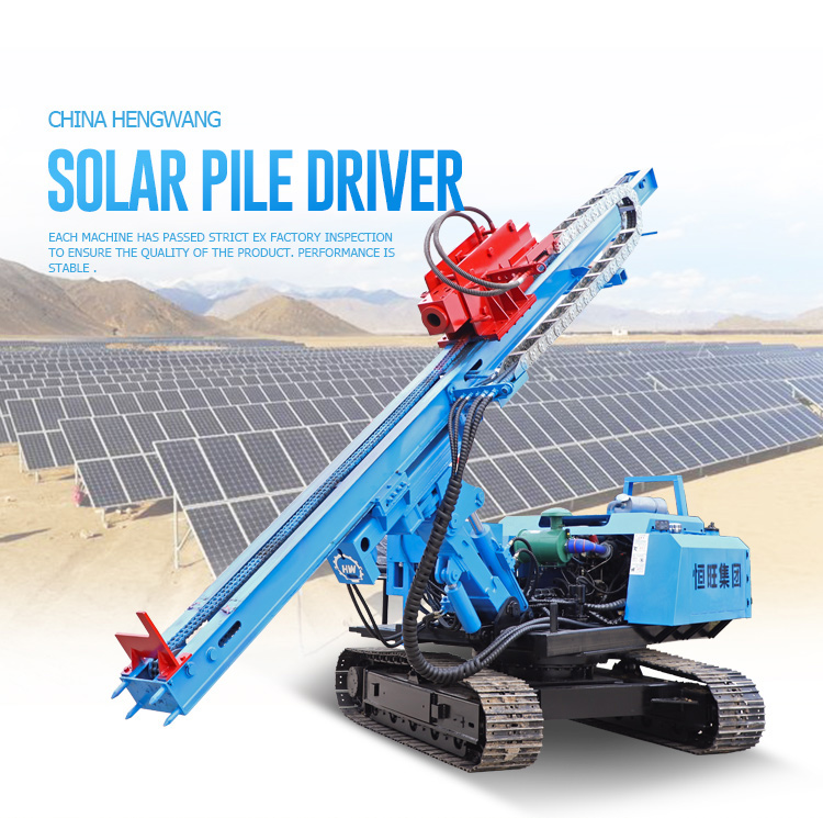 PV solar piling driver rig в Южной Африке