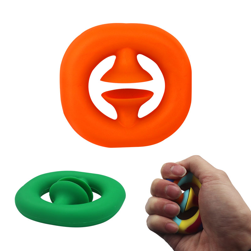 Silicone Grip Stress Reliever Fidget Adult Toys Square hand grip strengthener Exercise Training Fitness