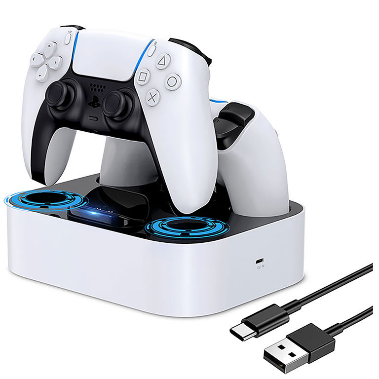 Док-станция Dualsense для консоли PS5, устройство для быстрой зарядки с джойстиком для видеоигр, подходит для Playstation 5