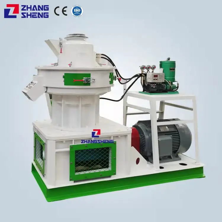 High efficiency Press rice husk mesin straw sawdust Biomass pellet making machine production line Ring die wood pellet mill