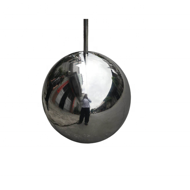 Stainless Steel Ball Sculpture Mirror Polish Stainless Steel Garden Sphere