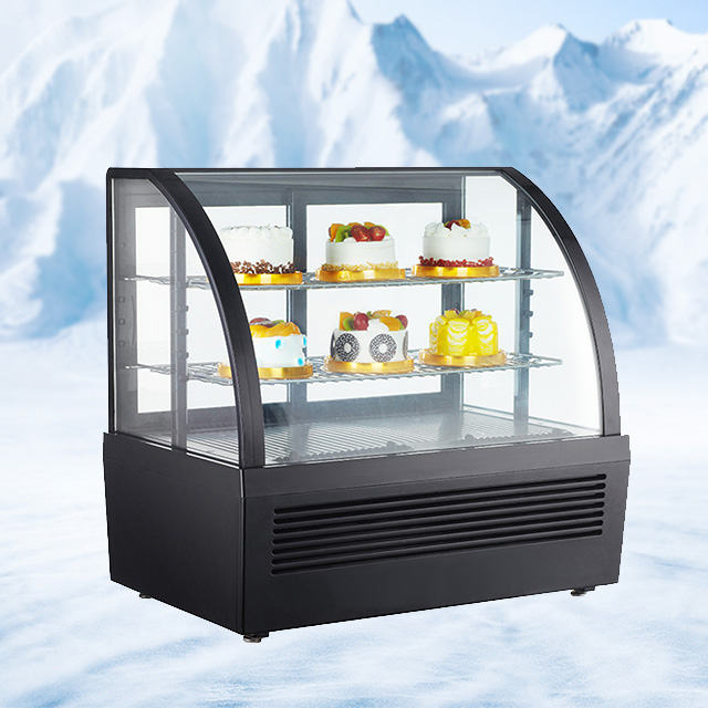 Commercial Table Cake Cabinet Freezer Display Sliding Door Refrigerator Cake Display Fridge