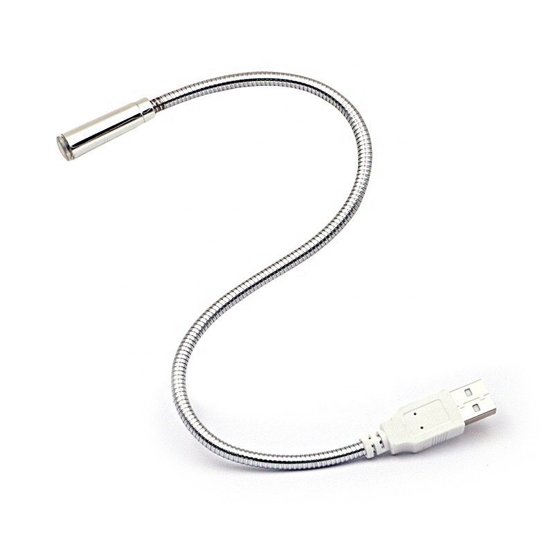 USB гибкая светодиодная лампа для чтения, портативная компьютерная лампа