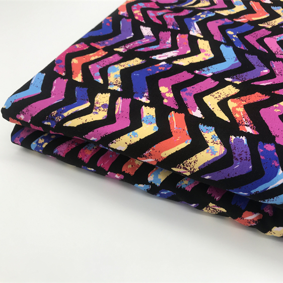Wholesale Organic Jersey Cotton Lycra Cartoon Fabric Super Soft Custom Cotton Lycra Fabric Digital Printing