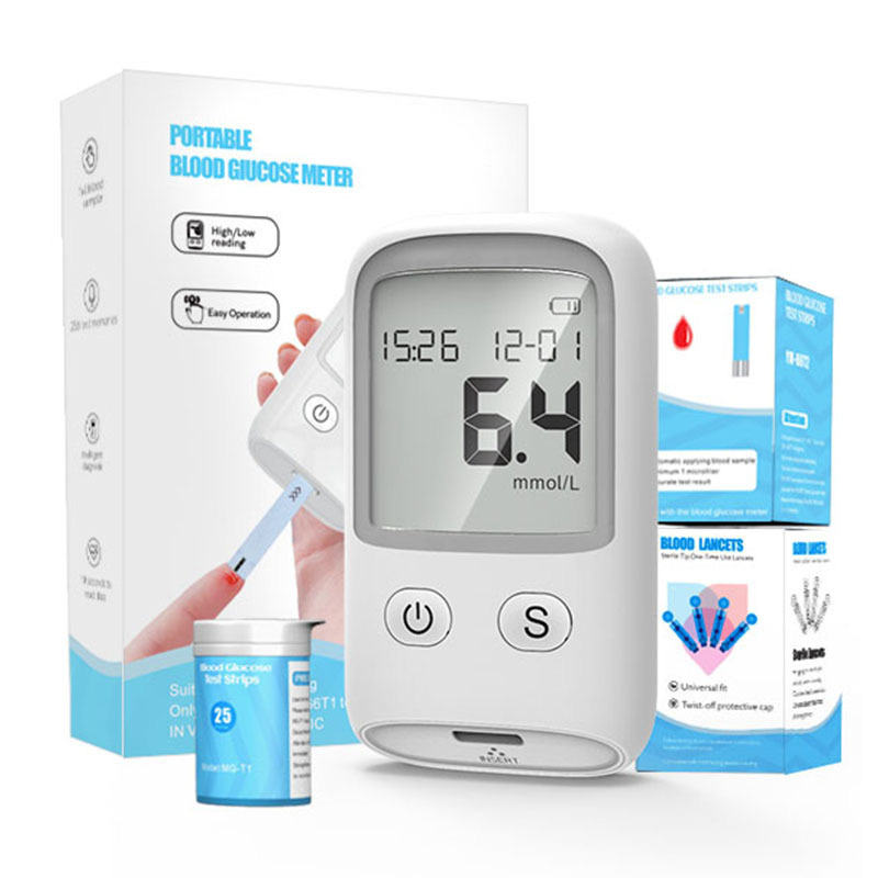Easy Operation Blood Glucose Meter Extra Large Screen Glucometer for Home and Hospital Use