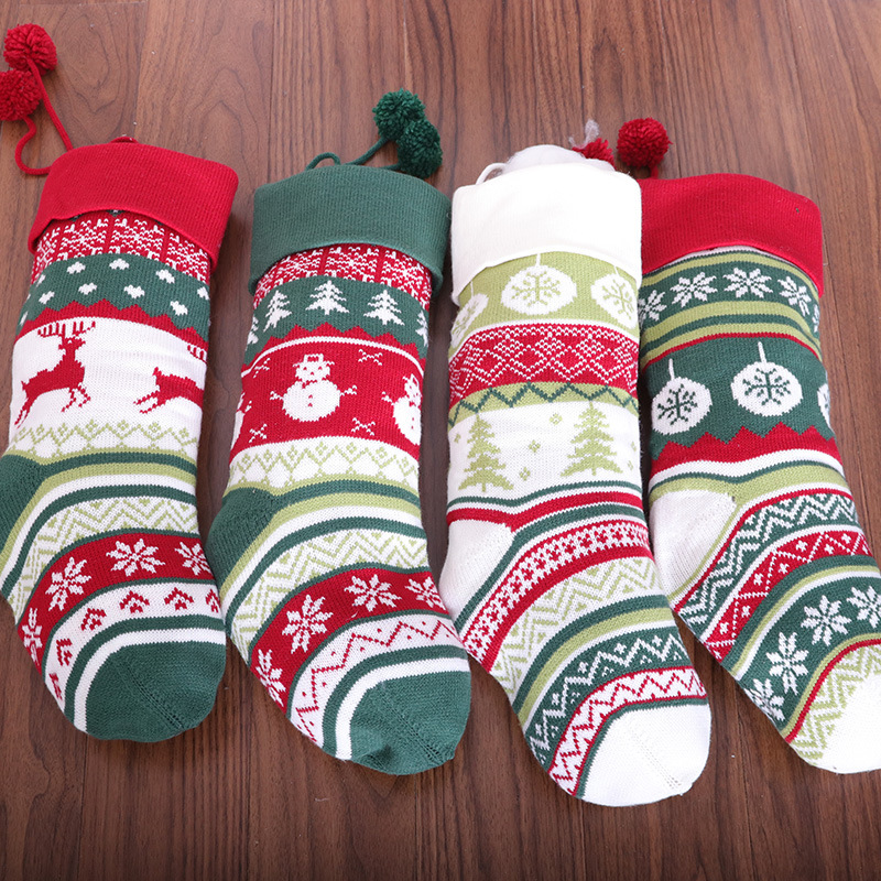 2021 New Christmas Decoration Knitted Christmas