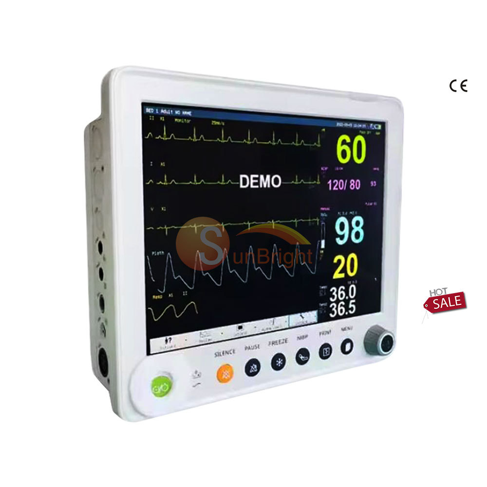 Multi Parameters Vital Signs Monitor Patient multilingual Monitor for Hospital ICU device