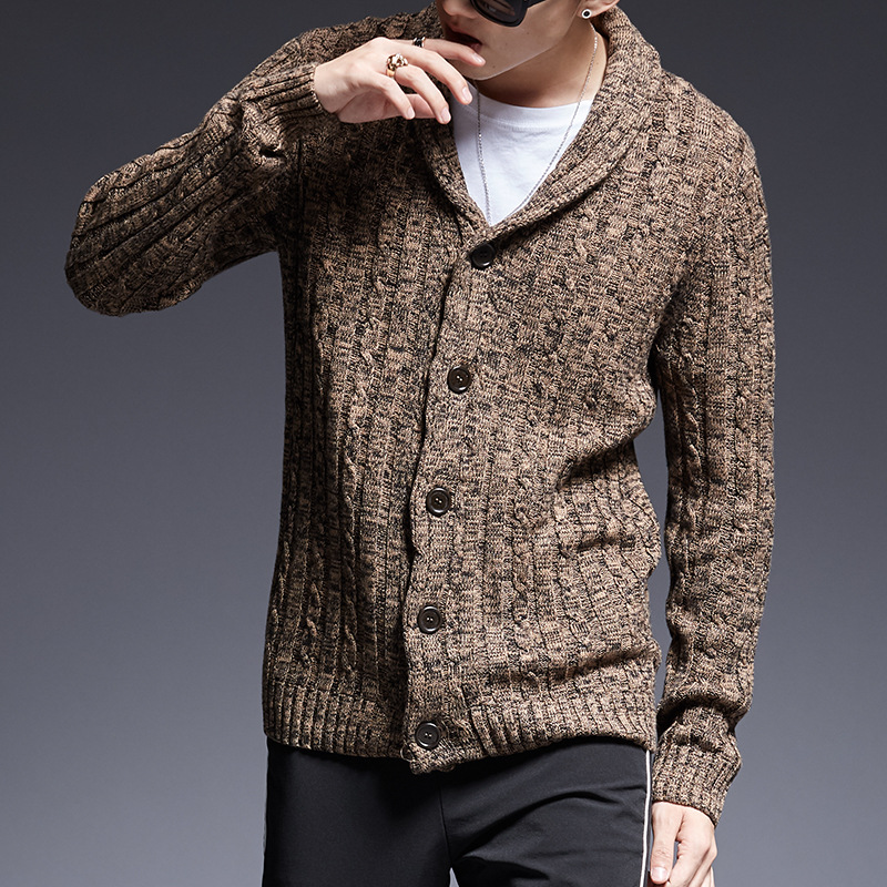New Knit Cardigan Sweaters Cardigan Korean Style Cardigan Sweater For Men