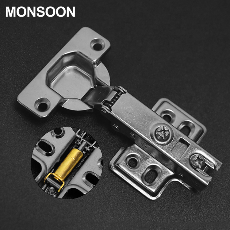 Завод MONSOON, гидравлический мягкий закрывающий буферный полнослойный пользовательский дверной шарнир шкафа для кухонной мебели, фурнитура