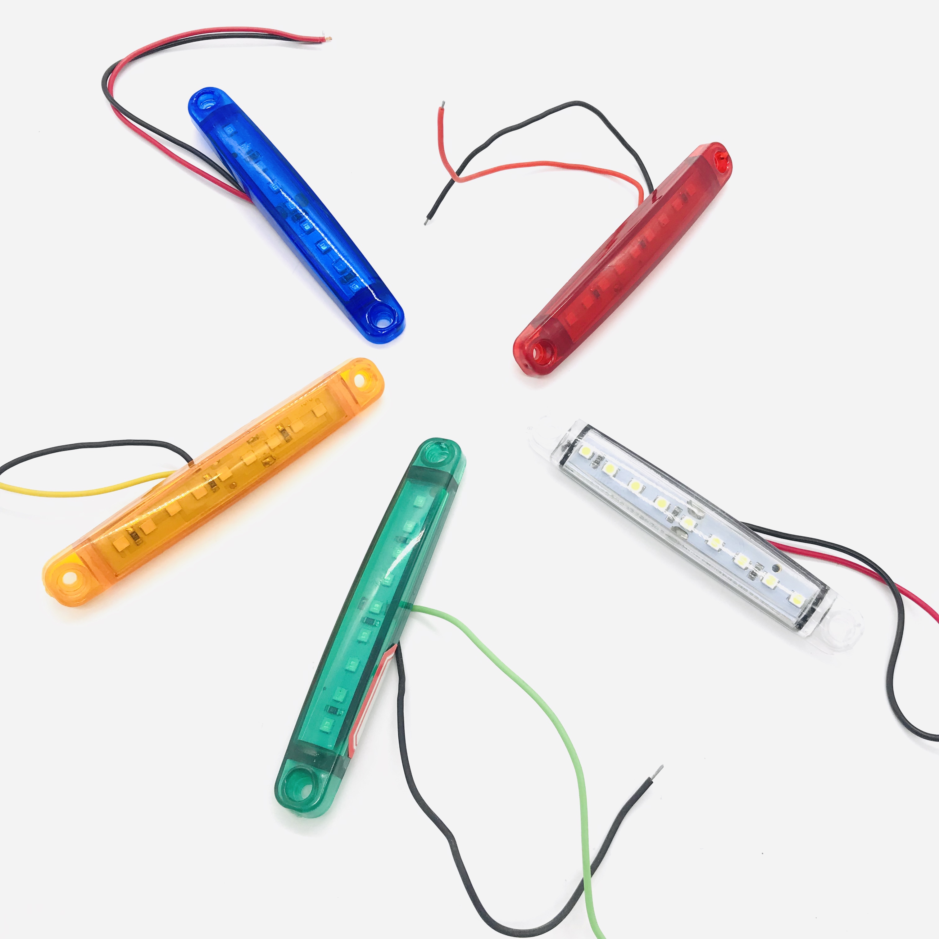 Special design natural white light high brightness vehicle safety warning light waterproof durable LED truck bearing light