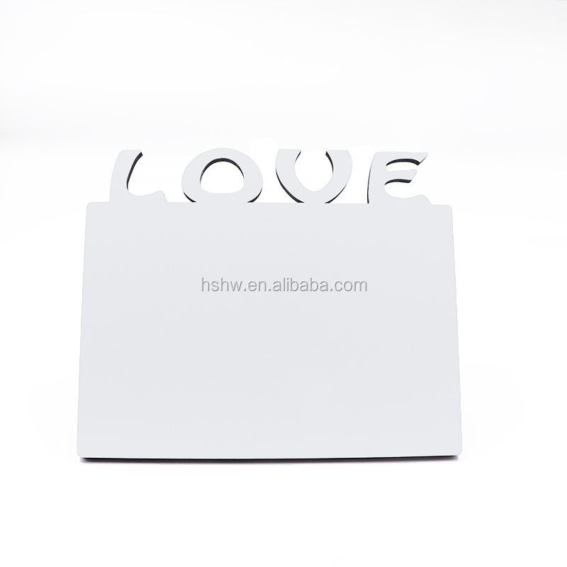 Mdf Blank Love Photo Frame For Sublimation