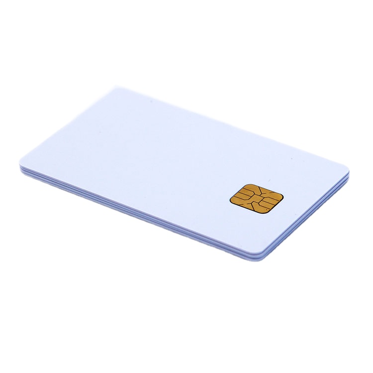 Контактный IC смарт-карта Rfid SLE4442 чип белый пустой ПВХ смарт-карта