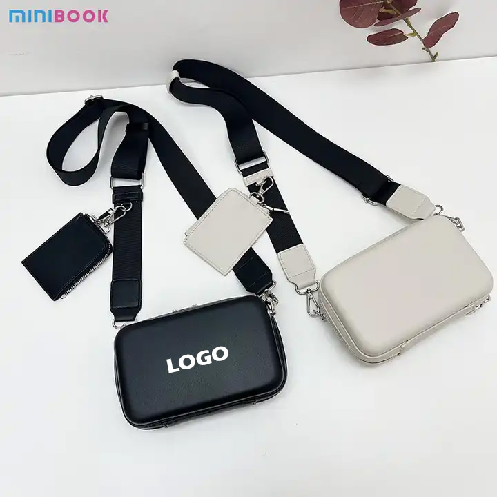 Designer Emboss Brand Small Square Bag Saffiano Leather Men Mini Crossbody Pack Casual Sling Shoulder Side Messenger Bag For Men