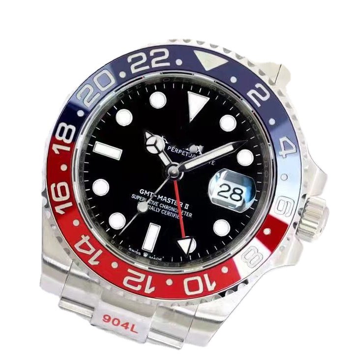 luxury Watch 904L steel 126710BLRO ETA 3285 movement for men GMT Master watches Role xables