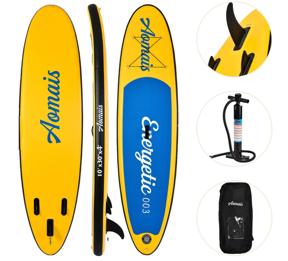Надувная доска sup, синяя доска sup, надувная доска sup