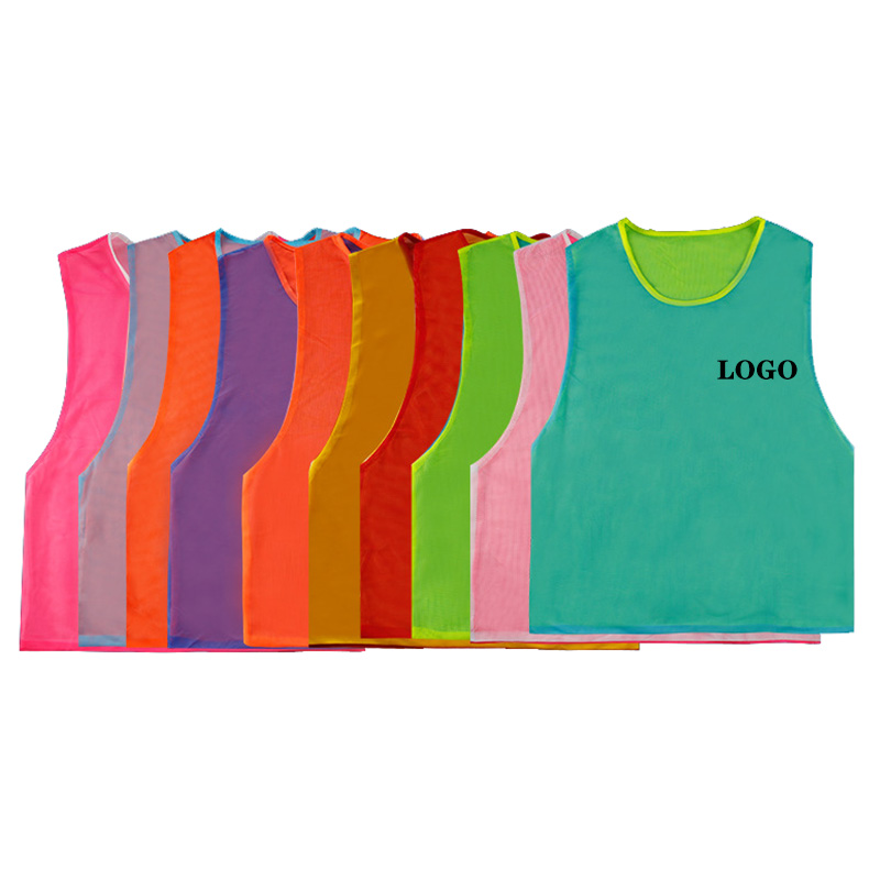 Reversible Mesh Sportswear с Custom Logo Design, Soccer Training Vest, Sports Vest, Factory Direct Sale