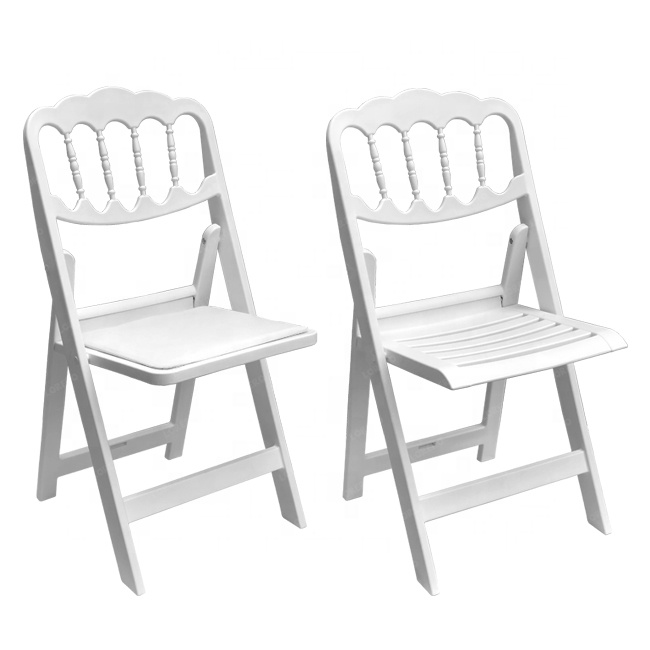 New Design Resin Plastic Napoleon Folding Chairs