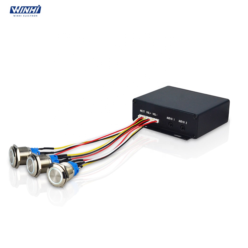 MPC100-AUDIO 3,5 мм USB/TF 3 LED кнопка аудио плеер