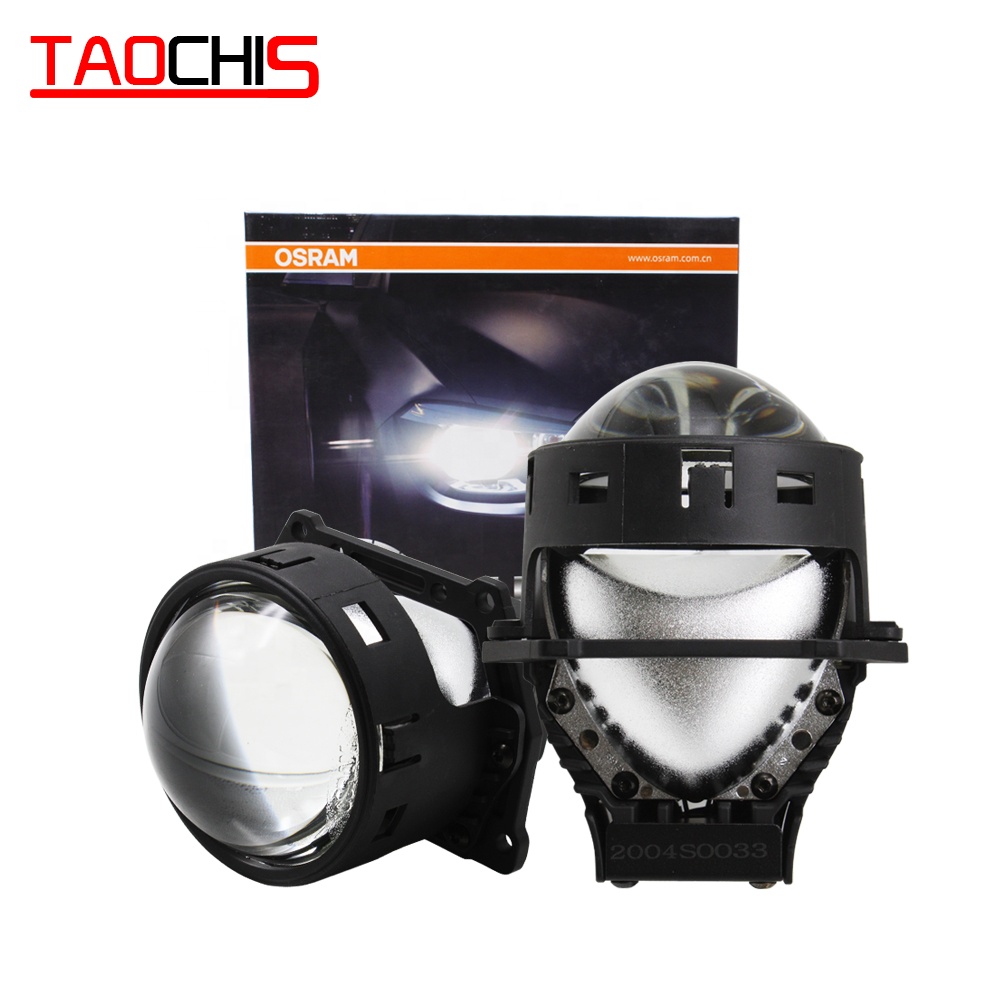Автомобильные фары TAOCHIS OSRAM 9-16 В 3,0 дюйма, двухъядерный светодиодный проектор с охлаждающими вентиляторами с дальним и низким пучком света для фар