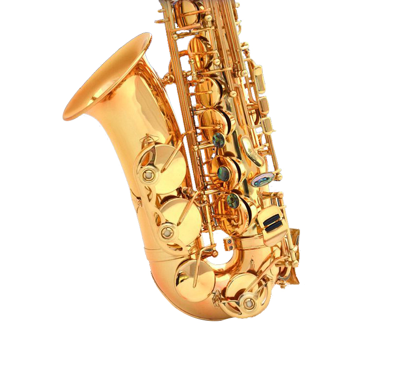 Золотой лак латунь альт Инструмент аксессуары Китай Sax Профессиональный Eb Саксофон альт