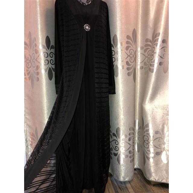 MuslimQLO loose latest cheap chiffon long sleeve maxi dress turkey muslim 2020 muslim dress